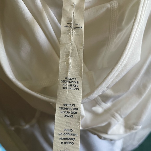 Lululemon Athletics Lululemon Run: In The Sun Pullover White Long Sleeve Sz 8 - Picture 14 of 15